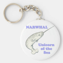 Licorne de Narwhal de la mer Porte-clef