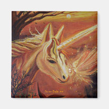 Licorne et Faery - aimant