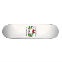 Licorne sur des cadeaux d'anniversaire skateboards cutomisables