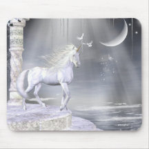 Licornes Mousepad de Fae d'anges Tapis De Souris