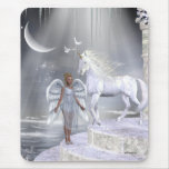 Licornes Mousepad de Fae d'anges Tapis De Souris