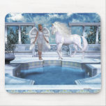 Licornes Mousepad de Fae d'anges Tapis De Souris