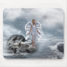 Licornes Mousepad de Fae d'anges Tapis De Souris