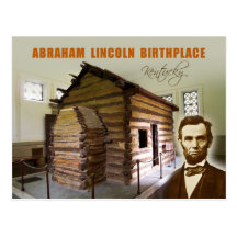 Lieu de naissance NHP, Kentucky d'Abraham Lincoln Cartes Postales