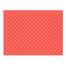 Light orange polka dots postcards