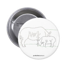 Ligne bouton de rhinocéros badges