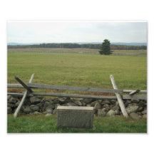 Ligne de champ de bataille de Gettysburg de l'esca Photo
