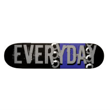 Ligne quotidienne plateau de skateboard