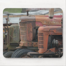 Ligne rouge Mousepad de tracteur Tapis De Souris
