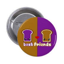 Ligne taboue PB&J de meilleurs amis du Japon Pin's Avec Agrafe