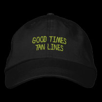 Lignes bronzages casquette brodé de bonnes période casquettes brodées