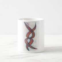 Lignes de danse mug à café