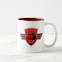Ligue d'Airsoft de Livonia - double tasse de logo