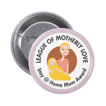 Ligue de bouton maternel d'amour badge