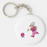 Ligue de bowling de mamies porte-clef