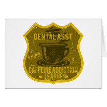 Ligue dentaire de dépendance de caféine d'Asst Cartes