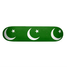 Ligue musulmane du Pakistan, drapeau de la Colombi Planches À Roulettes Customisées