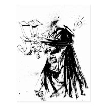 Lil Jon "collaboration par JIM Mahfood et Lil Jon  cartes postales