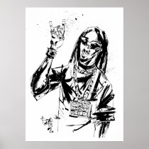 Lil Jon "collaboration par JIM Mahfood et Lil Jon  posters