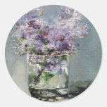 Lilas dans un verre par Edouard Manet Adhésifs