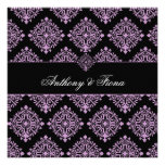 Lilas et noir de 311 Luciana Carton D'invitation