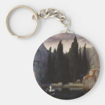 L'île des morts porte-clé