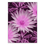 Lillies roses élégants - cartes personnalisables v