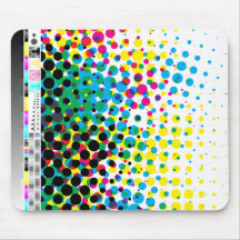 L'image tramée pointille Mousepad Tapis De Souris