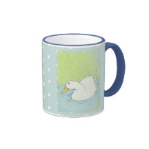 L'immersion de canard pointille la tasse