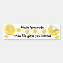 Limonade - quand la vie vous donne des citrons adhésifs pour voiture