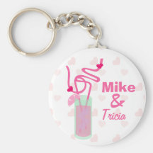Limonade rose pour deux porte-clefs