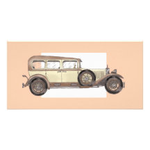 limousine de Mercedes des années 1920 Cartes Avec Photo
