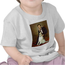 Lincoln et son barzoï t-shirts