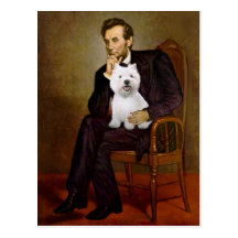 Lincoln - Westie 2 Cartes Postales