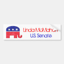 Linda McMahon pour l'adhésif pour pare-chocs de sé Adhésifs Pour Voiture