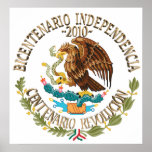L'indépendance/révolution de 2010 Mexicains Poster