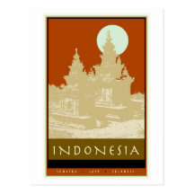 L'Indonésie Carte Postale