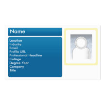 LinkedIn foncé - affaires Cartes De Visite Professionnelles