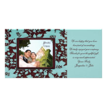 L'insertion de photo carde le Merci de ~ épousant  Cartes Avec Photo