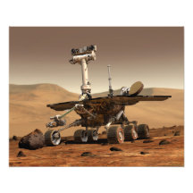 L'interprétation de l'artiste de Mars Rover Photo D'art