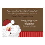 L'invitation 2 du père noël a dégrossi carte de fê invitations