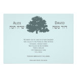 L'invitation de B'nai Mitzvah jumelle l'arbre du b