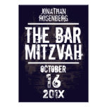 L'invitation toute de Mitzvah de barre de groupe d