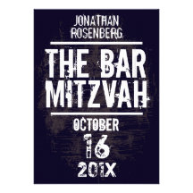 L'invitation toute de Mitzvah de barre de groupe d