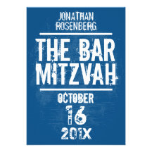 L'invitation toute de Mitzvah de barre de groupe d