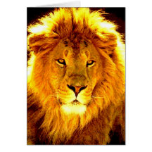 Lion Carte De Vœux