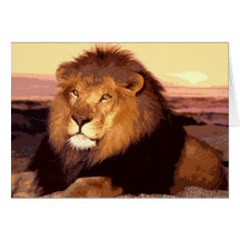 Lion Cartes De Vœux