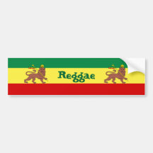 Lion de reggae de Rasta de Judah Autocollant Pour Voiture