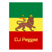 Lion de reggae de Rasta de Judah Cartes De Visite Professionnelles