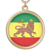 Lion de reggae de Rasta de Judah Colliers Personnalisés